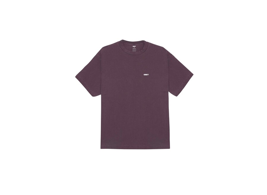 Obey Bold Icon Face T-shirt Pigment Plum Perfect