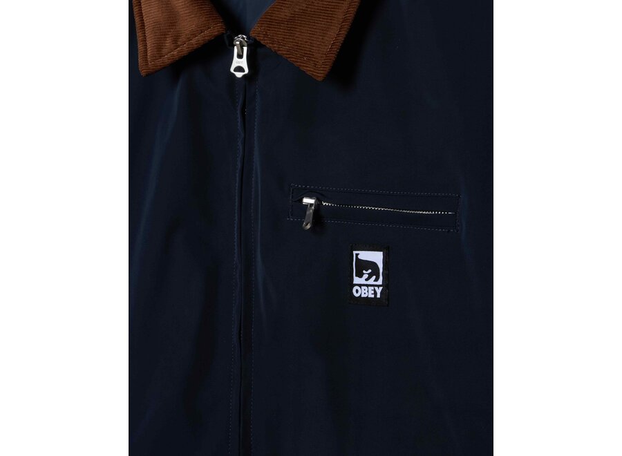 Obey Elysian Jacket Dark Navy