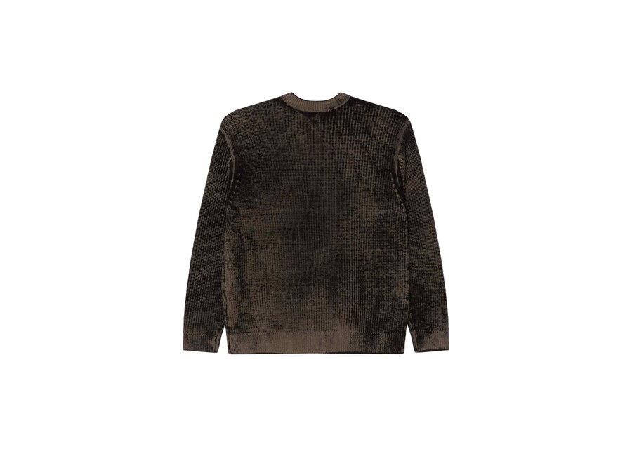 Obey Spray Effect Sweater Black Multi