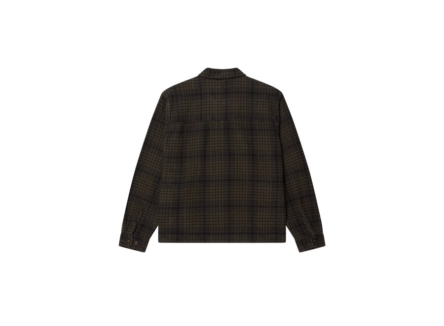 Obey Parker Zip Shirt Jacket Rosin Multi