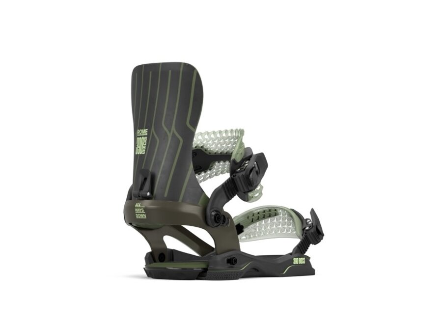 Rome 390 Boss AW Snowboardbinding Swamp Green M/L