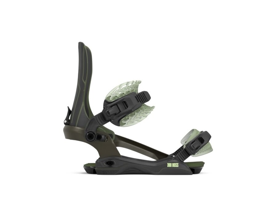 Rome 390 Boss AW Snowboardbinding Swamp Green M/L