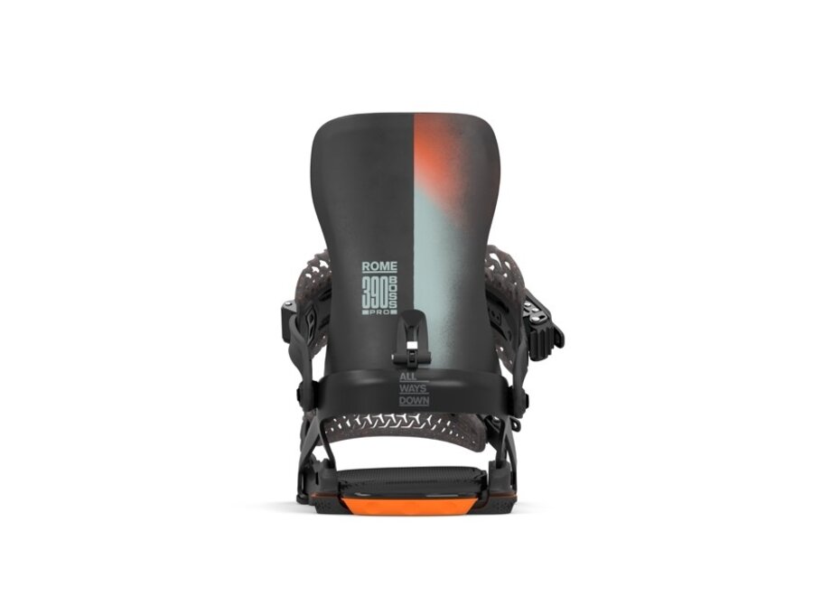 Rome 390 Boss FW Snowboardbinding Pro Black/Slate L/XL