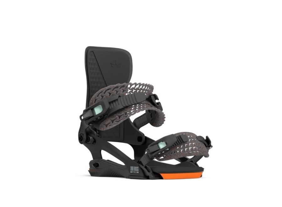 Rome 390 Boss FW Snowboardbinding Pro Black/Slate L/XL