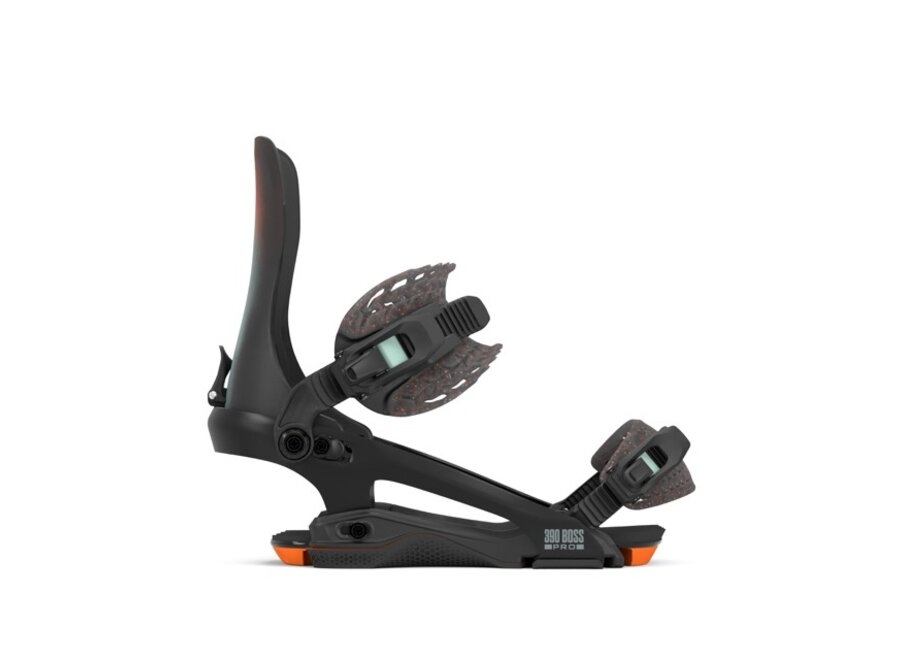 Rome 390 Boss FW Snowboardbinding Pro Black/Slate L/XL