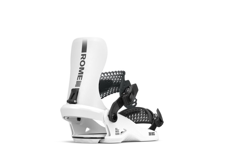 Rome 390 Boss HW Snowboardbinding White M/L