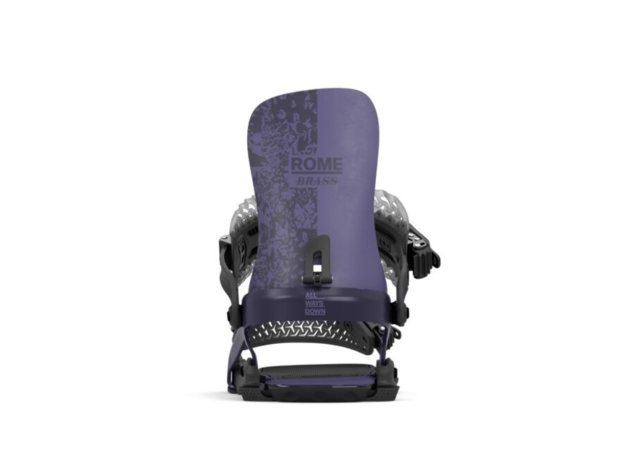 Rome Brass AW Snowboardbinding Purple Haze S