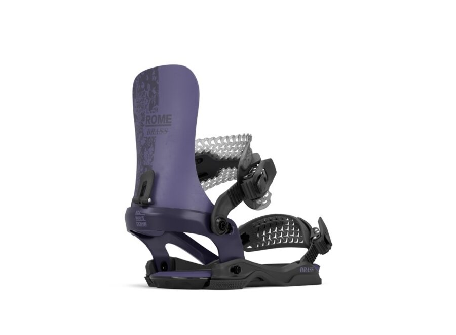 Rome Brass AW Snowboardbinding Purple Haze S