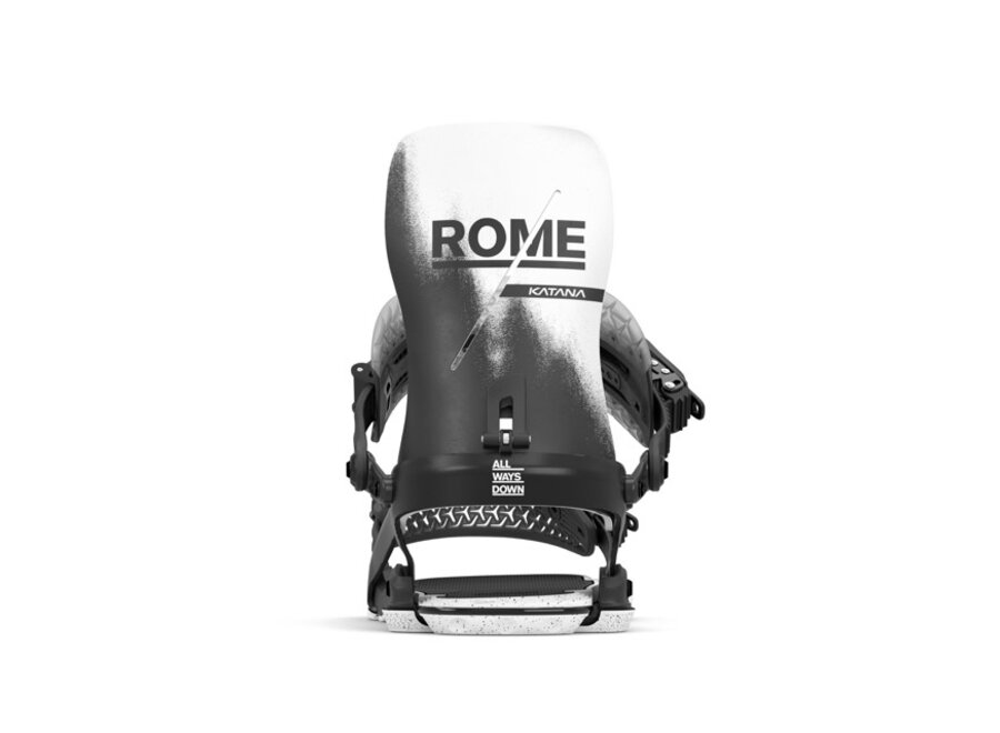 Rome Katana AW Snowboardbinding Black/White M/L