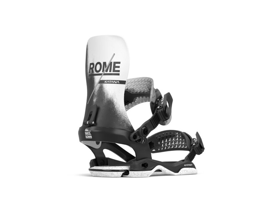 Rome Katana AW Snowboardbinding Black/White M/L
