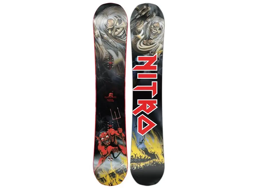 x Iron Maiden Beast LTD Edition Snowboard 155