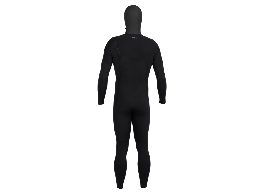 O'Neill Epic 6/4 Wetsuit Chest Zip Hooded Black/Black/Black