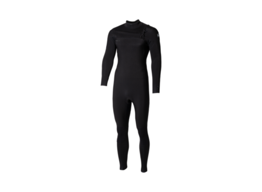 Epic 4/3 Wetsuit Chest Zip Full Black/Black/Black