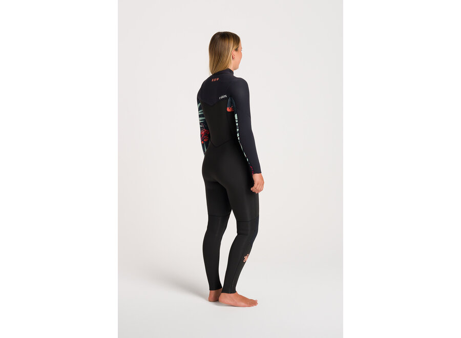C-skins NuWave Solace Wetsuit 4/3 mm Chest Zip Bluestone/Bluestone X/Tropical 10