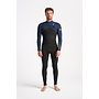 C-skins NuWave Session Wetsuit 4/3 mm Chest Zip Black/Bluestone X/Saffron