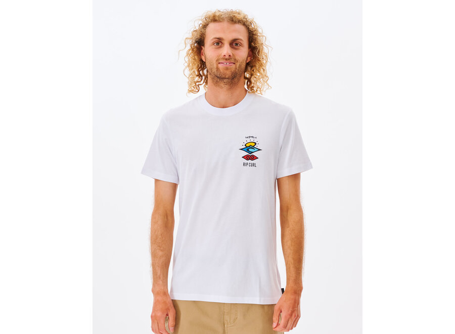 Rip Curl Search Icon T-shirt White