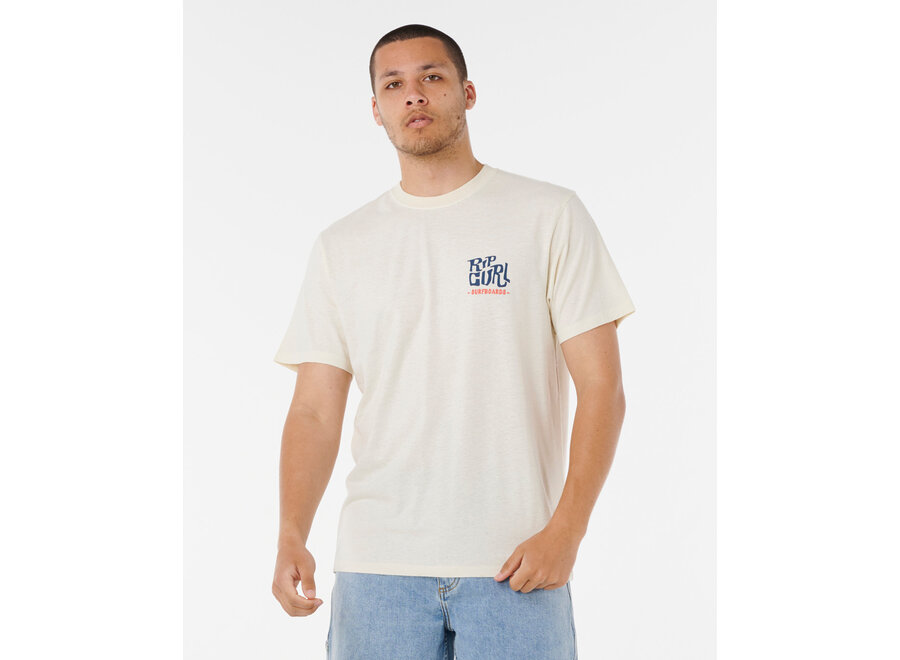 Rip Curl Shaper Address T-shirt Bone