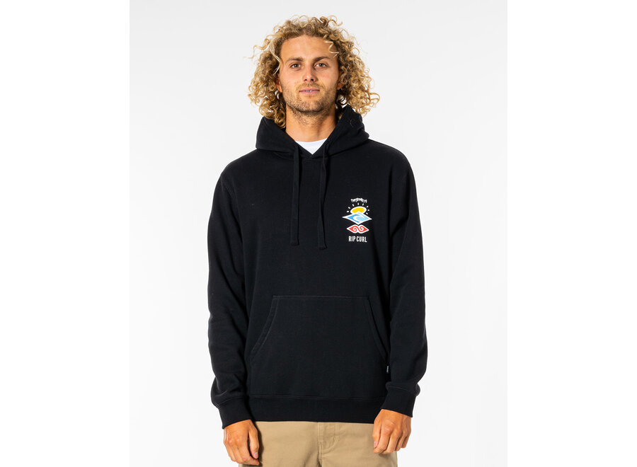 Rip Curl Search Icon Hood Black