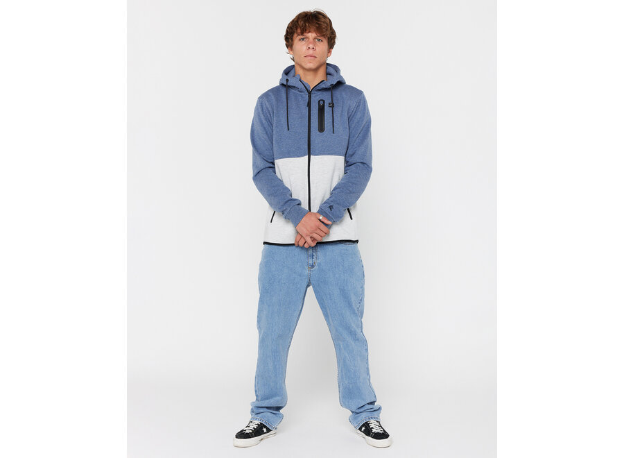 Rip Curl Anti Series Departed Zip Thru Navy/Grey
