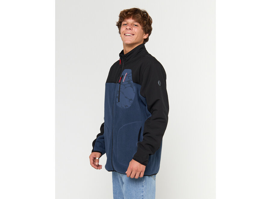 Rip Curl Anti Series Search Zip Crew Light Navy