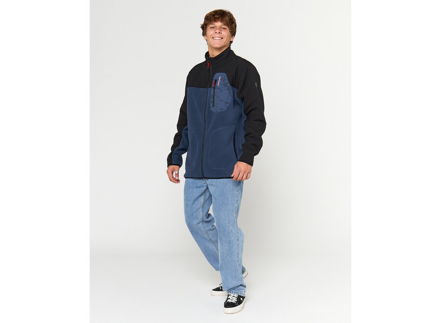 Rip Curl Anti Series Search Zip Crew Light Navy