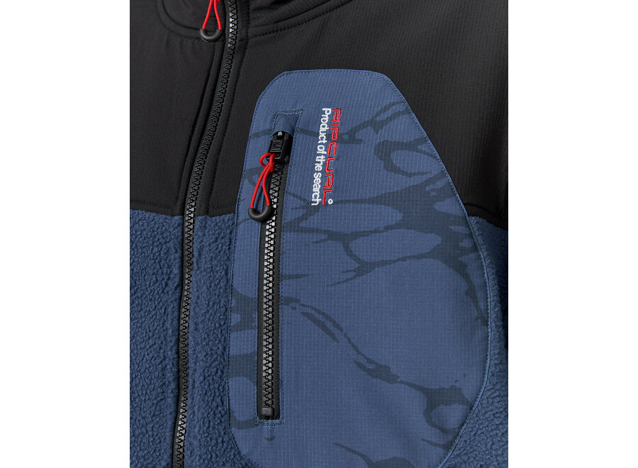 Rip Curl Anti Series Search Zip Crew Light Navy
