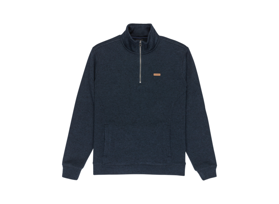 Keller 1/4 Zip Fleece Top Dark Navy Heather