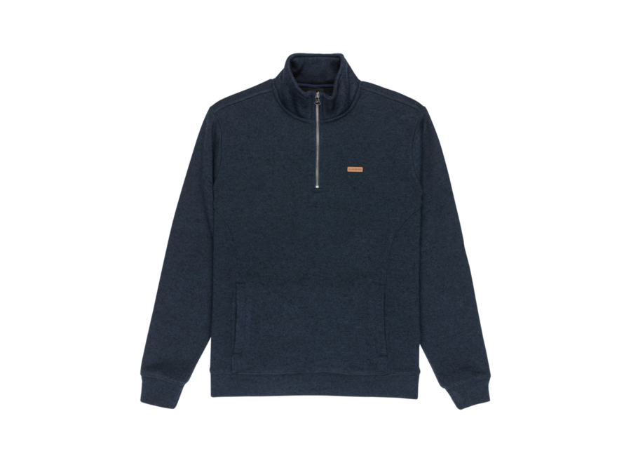 Quiksilver Keller 1/4 Zip Fleece Top Dark Navy Heather