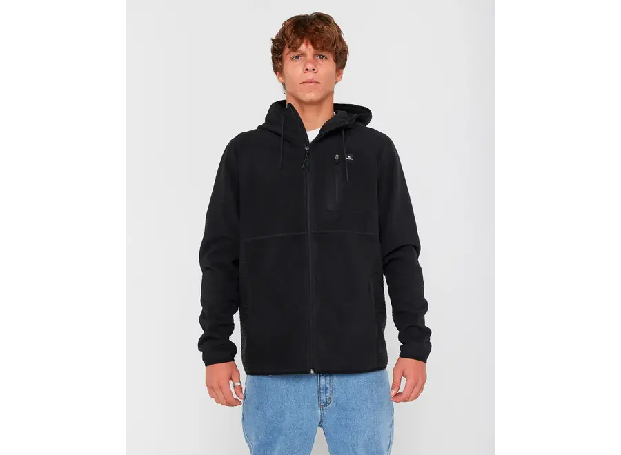 Departed Polar Fleece Zip Thru Black