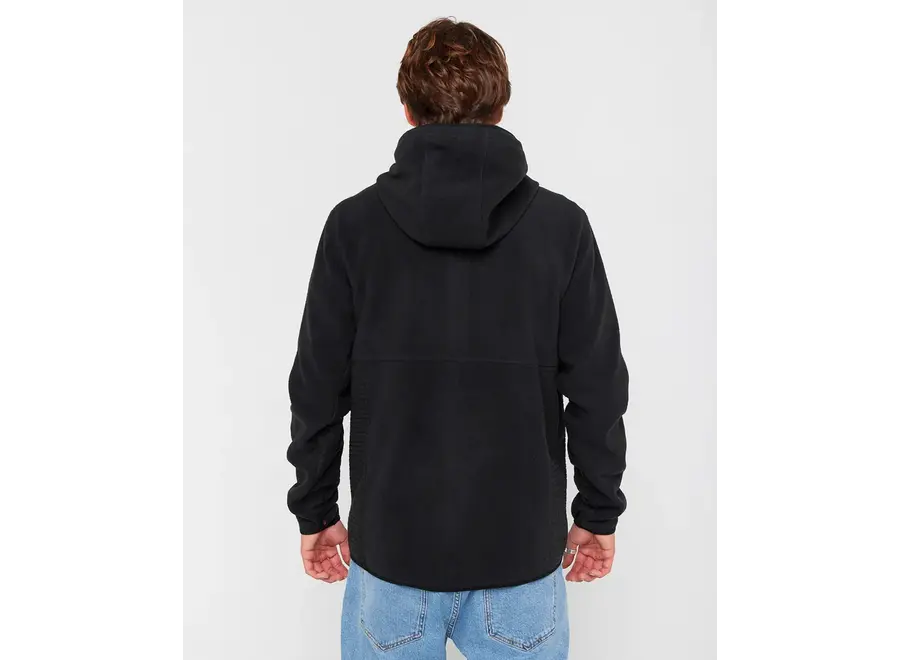 Rip Curl Departed Polar Fleece Zip Thru Black