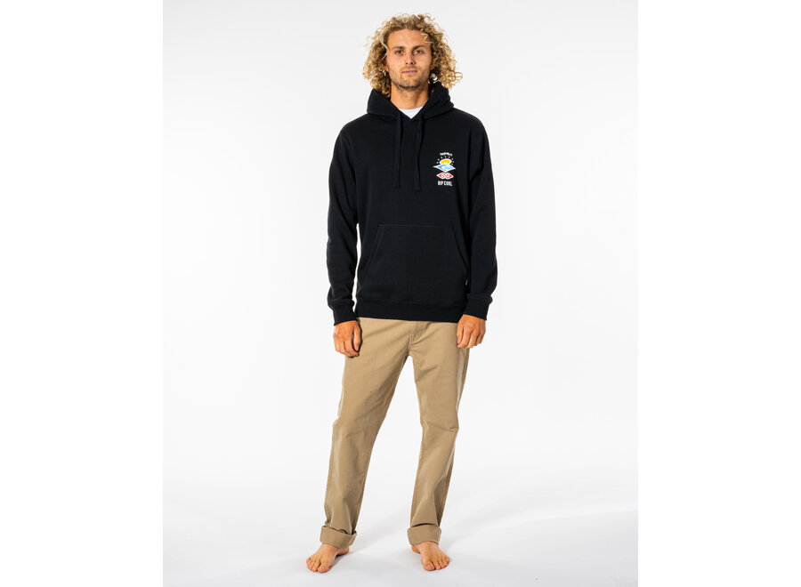 Rip Curl Search Icon Hood Black