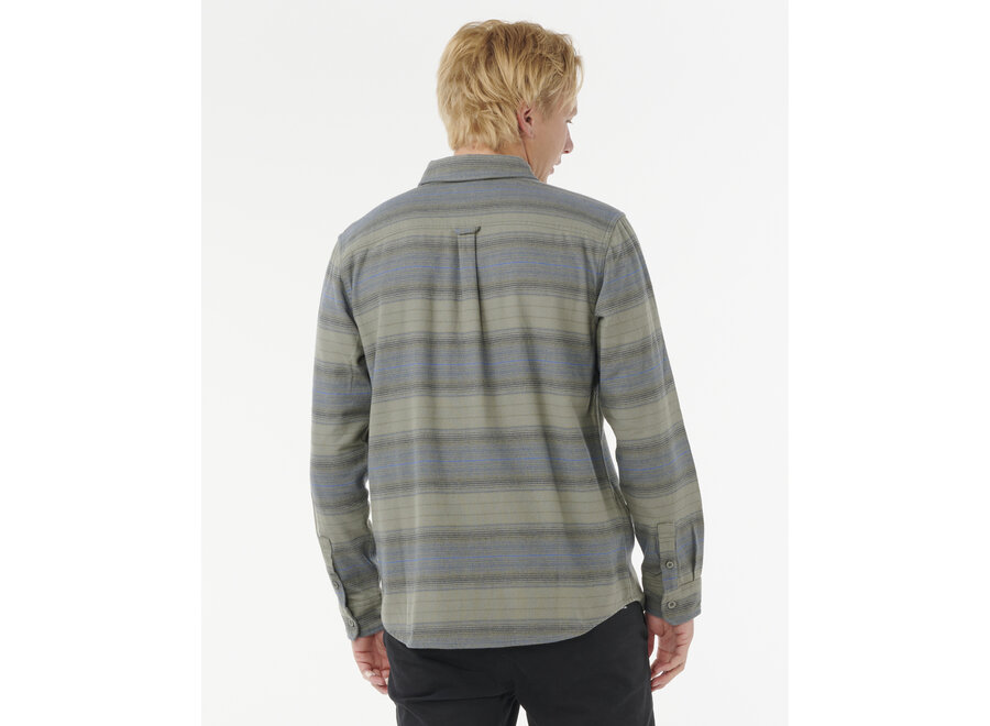 Rip Curl Line Up Flannel Shirt Deep Cactus