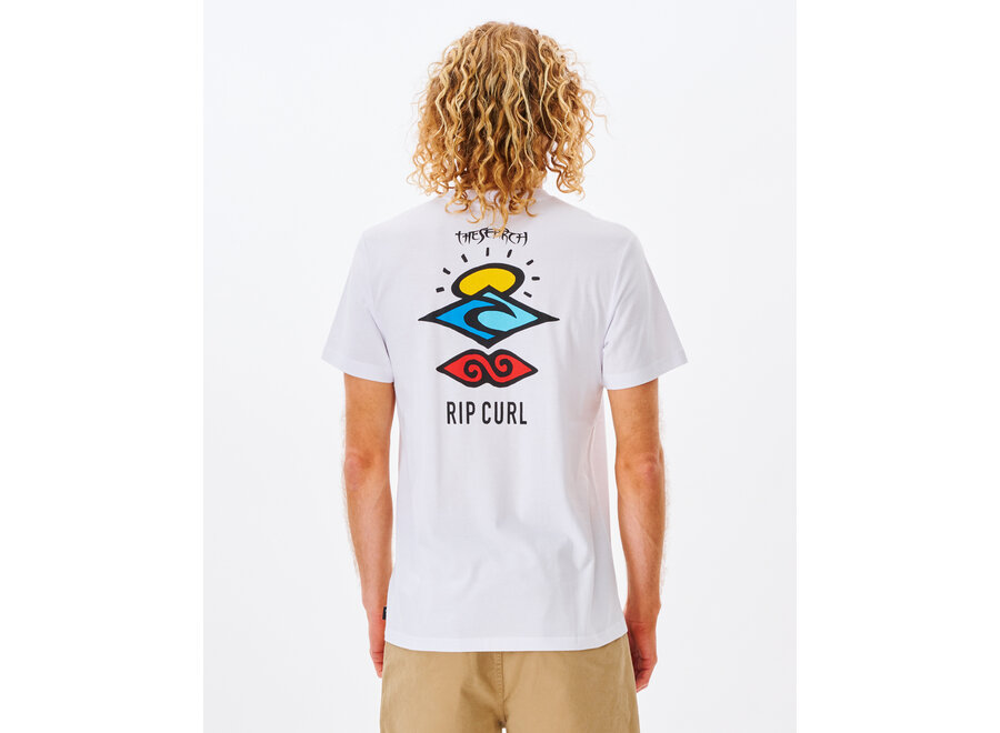 Rip Curl Search Icon T-shirt White