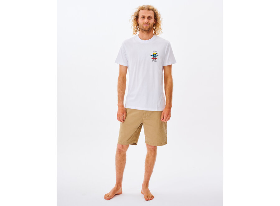 Rip Curl Search Icon T-shirt White
