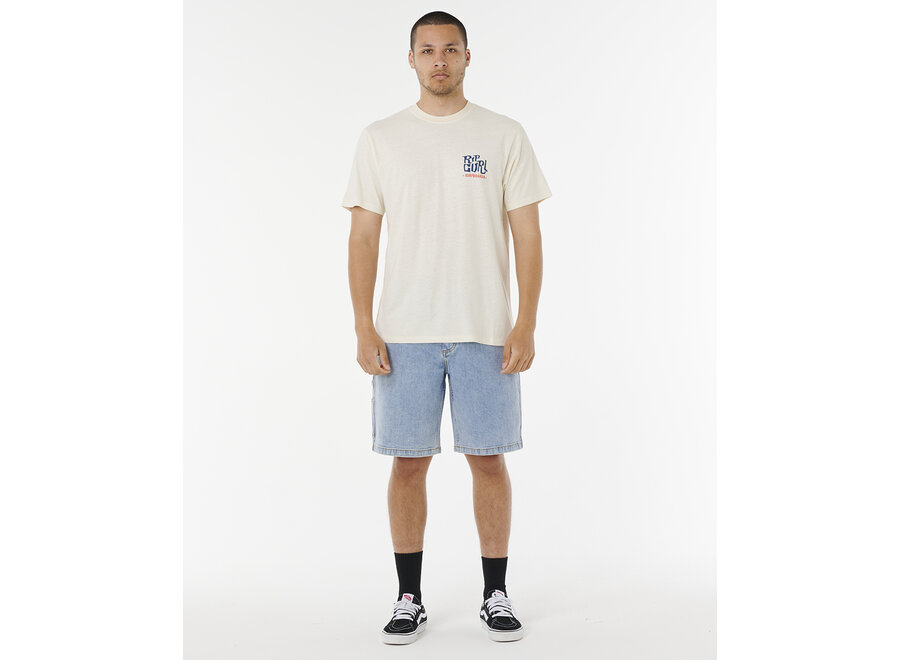 Rip Curl Shaper Address T-shirt Bone