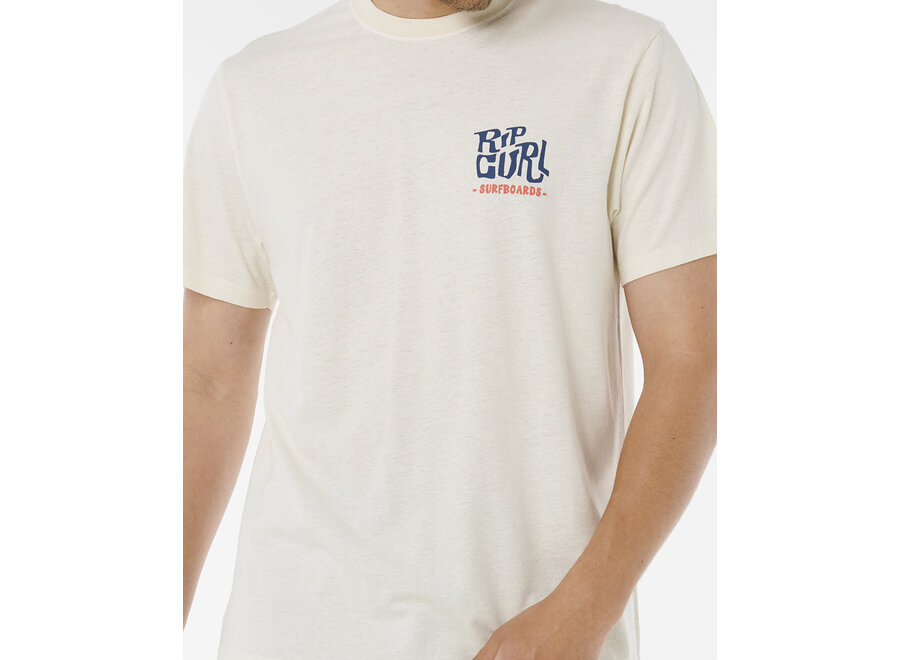 Rip Curl Shaper Address T-shirt Bone