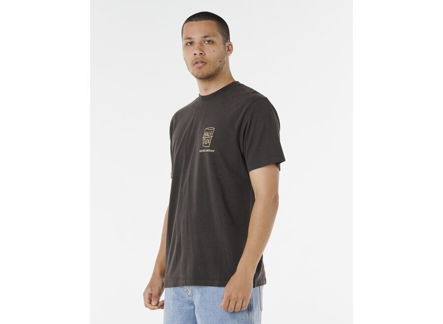Rip Curl Shaper Address T-shirt Washed Black