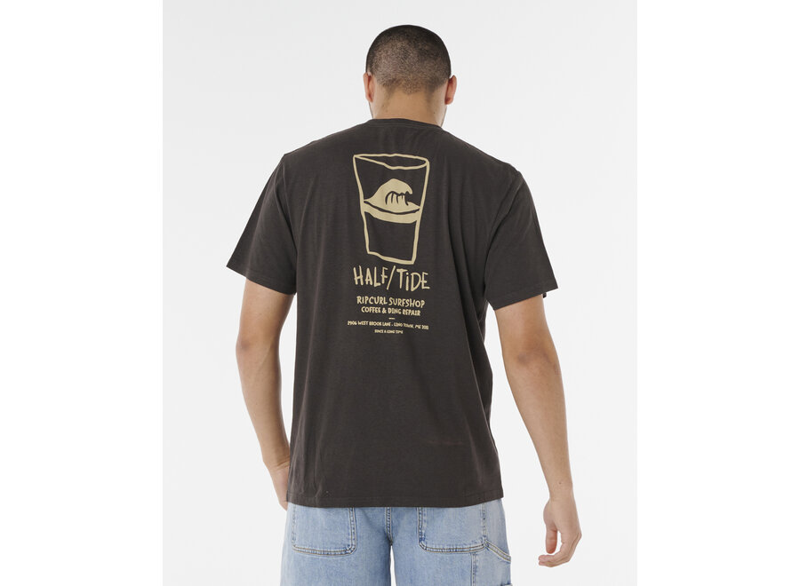 Rip Curl Shaper Address T-shirt Washed Black