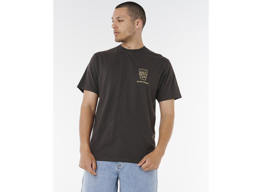 Rip Curl Shaper Address T-shirt Washed Black