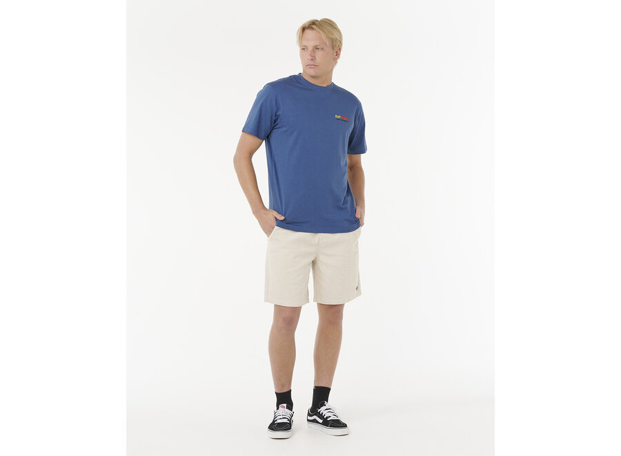 Rip Curl Surf Revival Lined Up T-shirt Light Navy