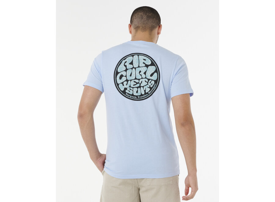 Rip Curl Wettie Passage Icon T-shirt Blue Wind