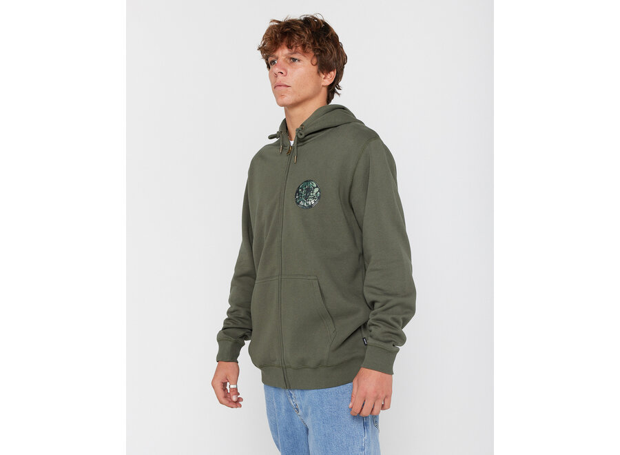 Rip Curl Wettie Passage Icon Zip Thru Cactus Green