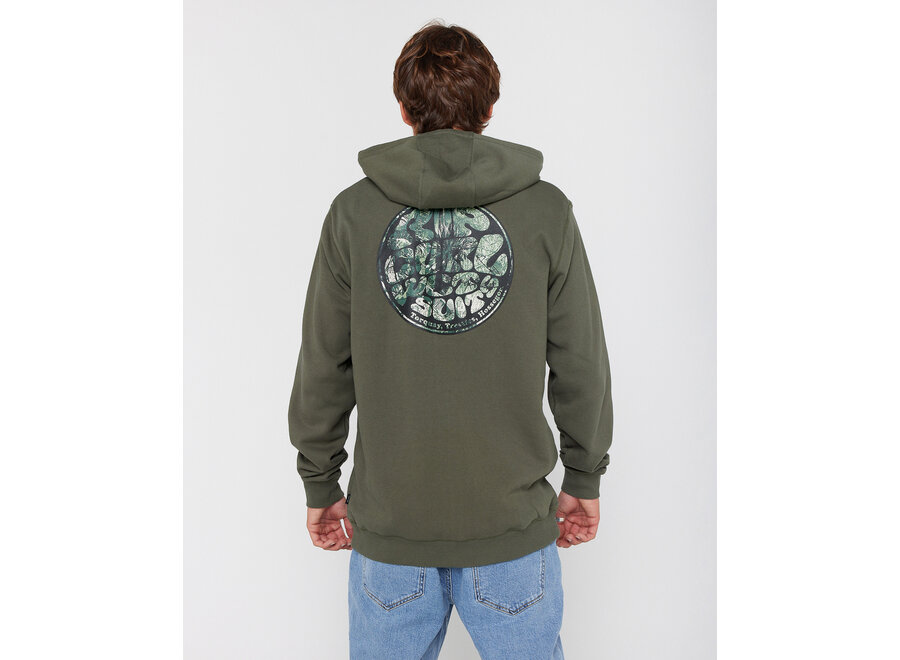 Rip Curl Wettie Passage Icon Zip Thru Cactus Green