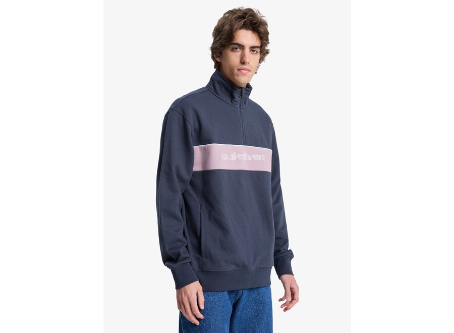 1/4 Zip Fleece Top India Ink