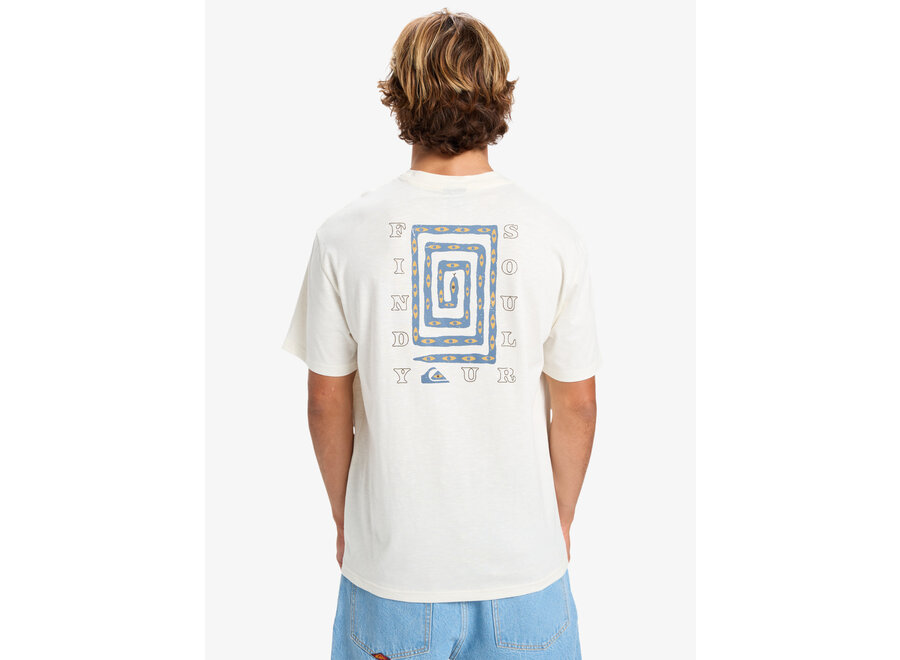 Quiksilver Cl Soul Maze T-shirt Snow White