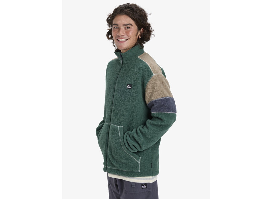 Quiksilver Clean Coast Polar Fleece Trekking Green