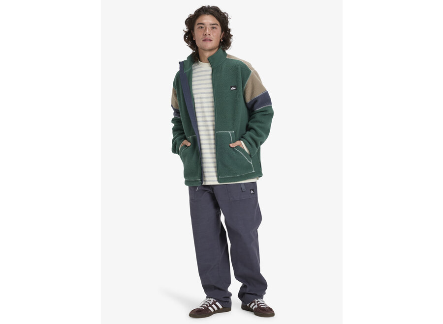 Quiksilver Clean Coast Polar Fleece Trekking Green