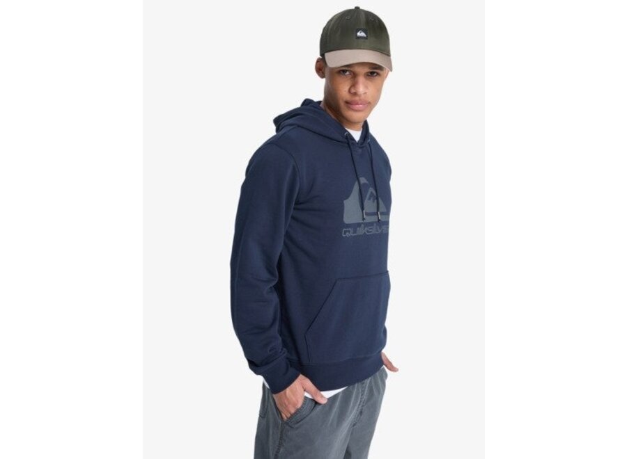 Quiksilver Comp Logo Fleece Top Dark Navy