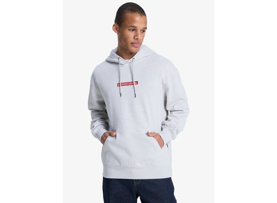 Quiksilver DNA Hoodie Fleece Top Light Grey Heather