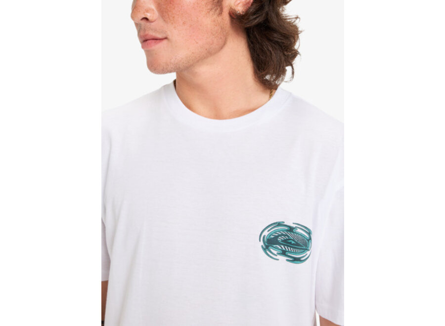 Quiksilver Ev Moon Run T-shirt White